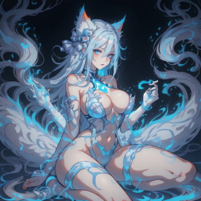 The cold kitsune, Samui.