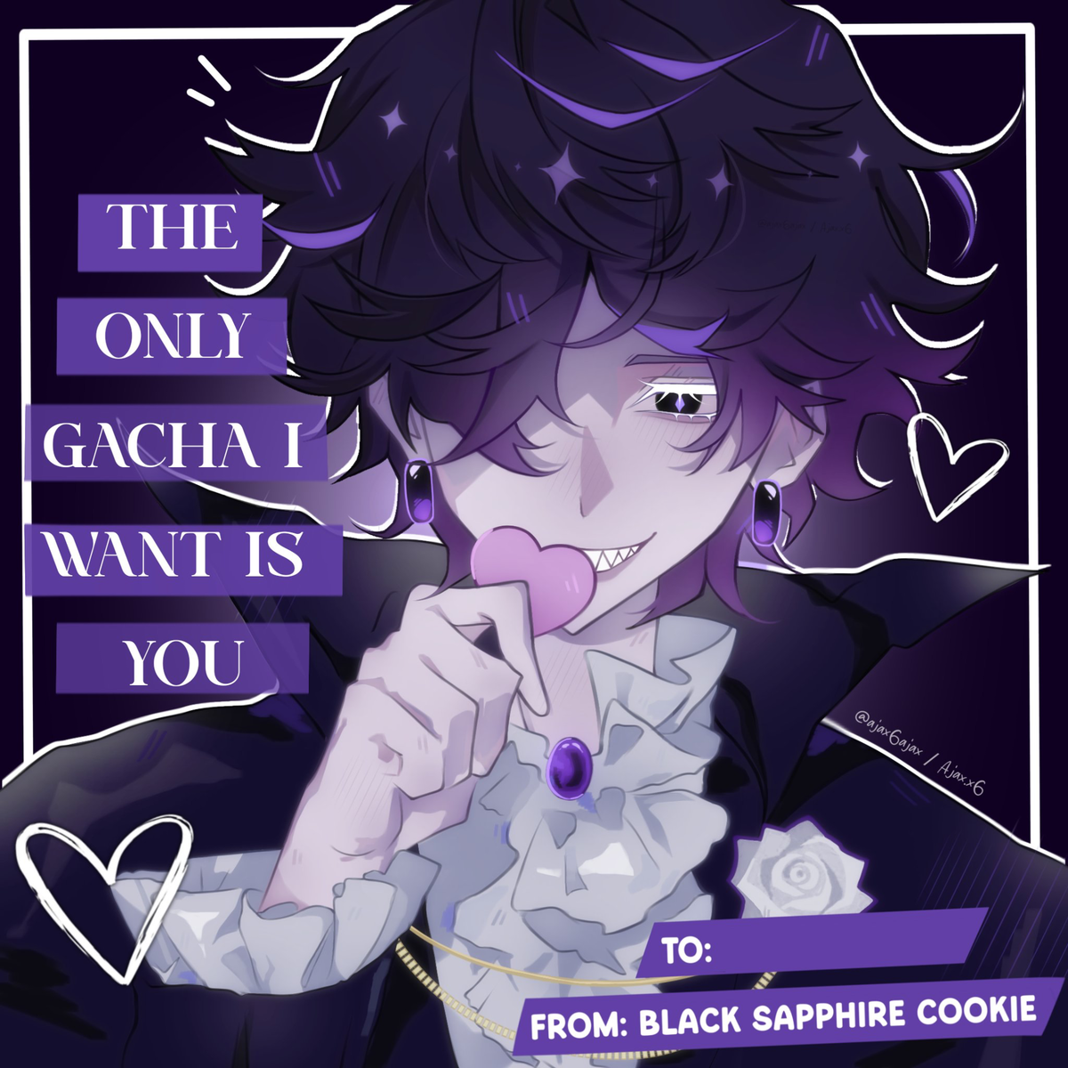 Black Sapphire Cookie ‪