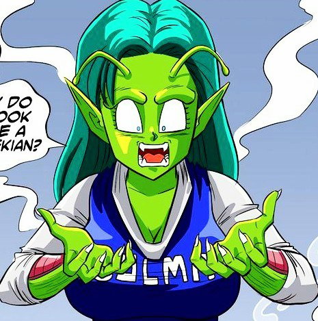 Bulma, the horny Namekian woman