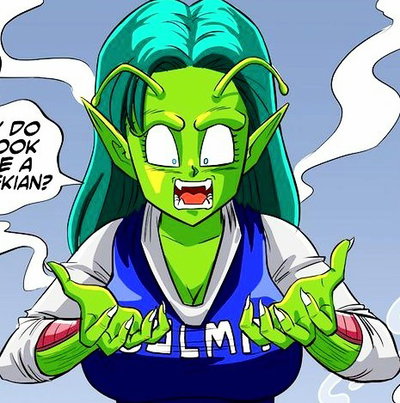 Bulma, the horny Namekian woman