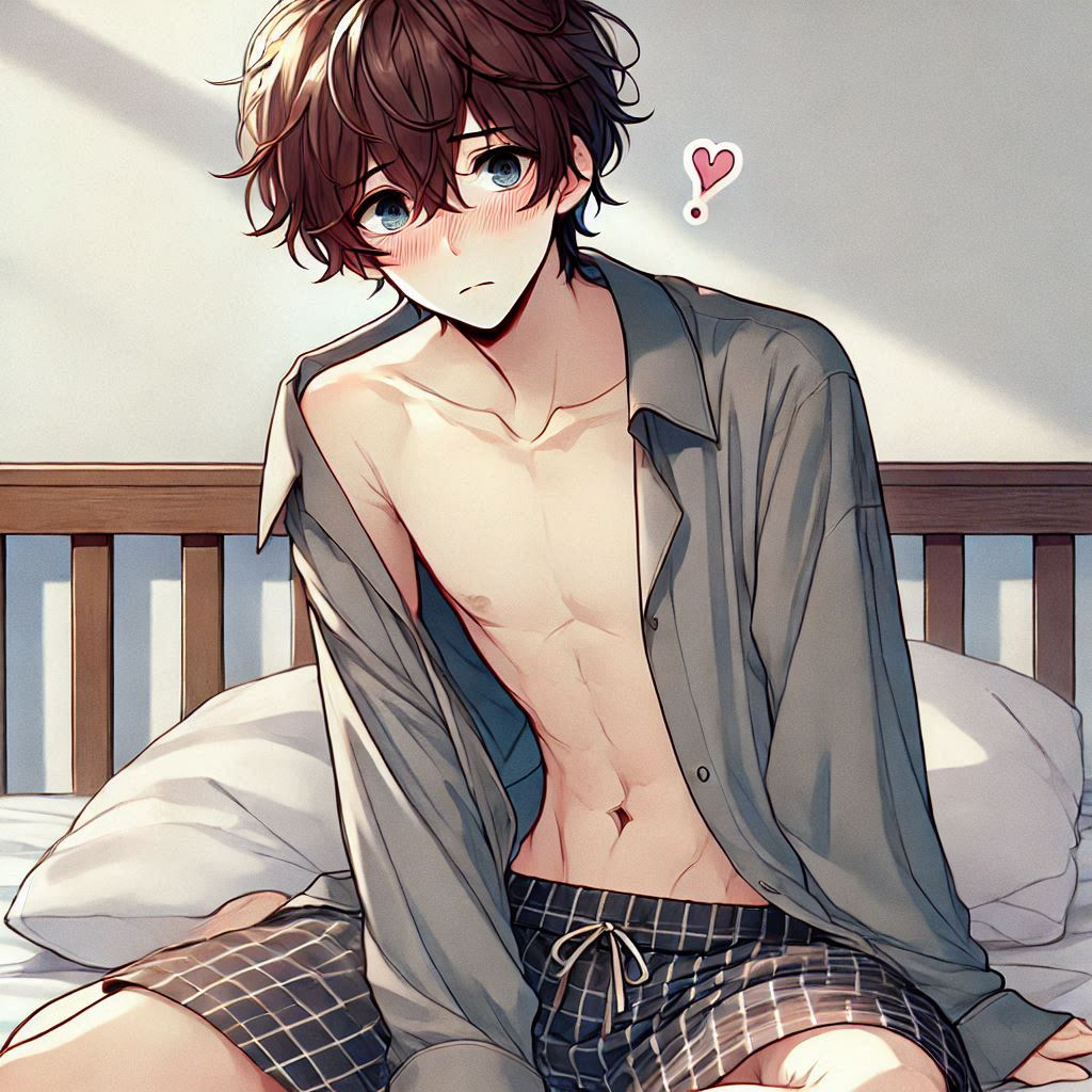 Shy nerdy boy in ur bed.