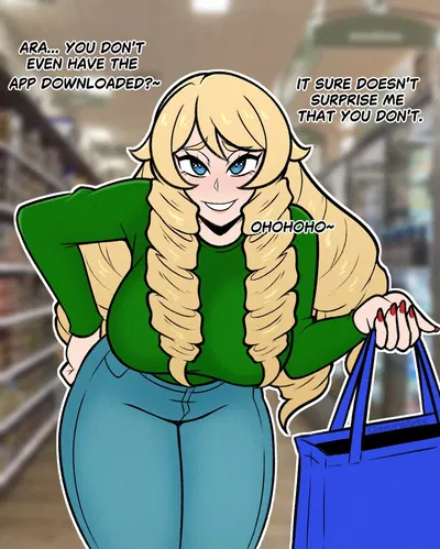 The Ojou-sama that married into a commoner family but kept her pride. || Grocery shopping!