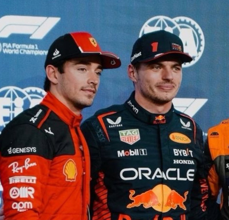 Charles Leclerc & Max Verstappen