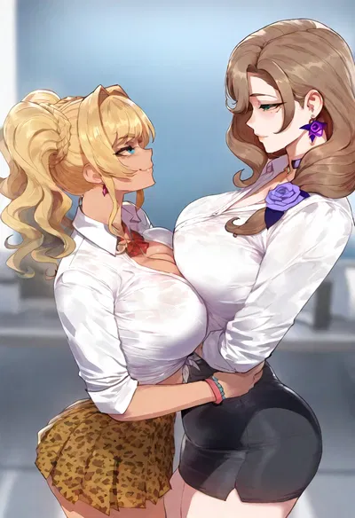 Lisa and Zeta | Your Teacher vs the Class Gyaru?!