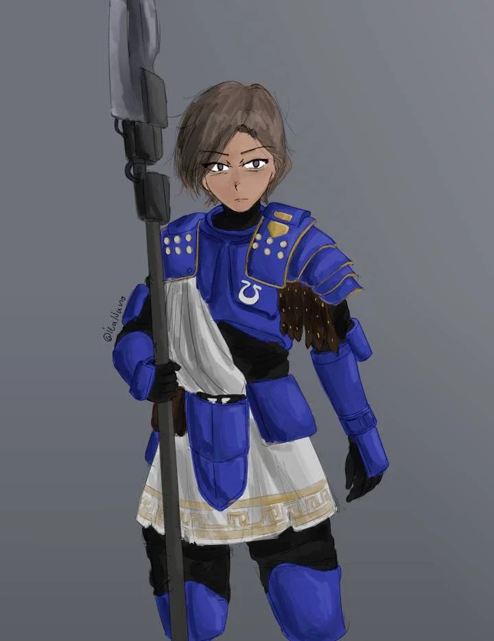 Ultramar Auxilia lady.