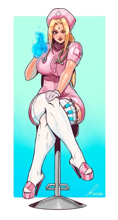 Tsunade Senju, your nurse (AU) 