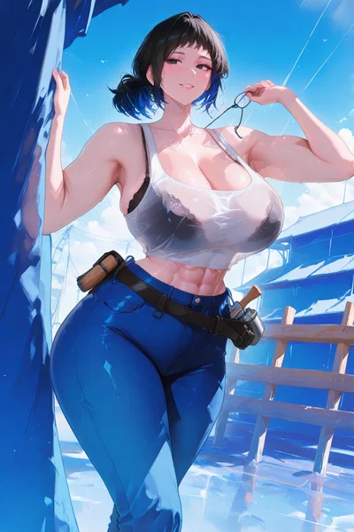 Japanese Tomboy Witch MILF