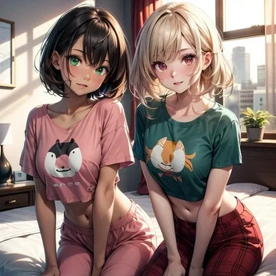 Nora and Chloe (two lesbian)