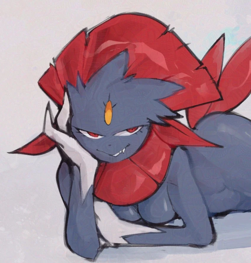 Anthro Weavile - An Unsightly Presence