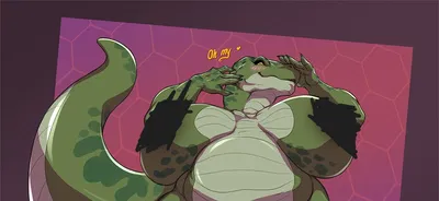 Tyrannosaurus in heat (and you're her gift)