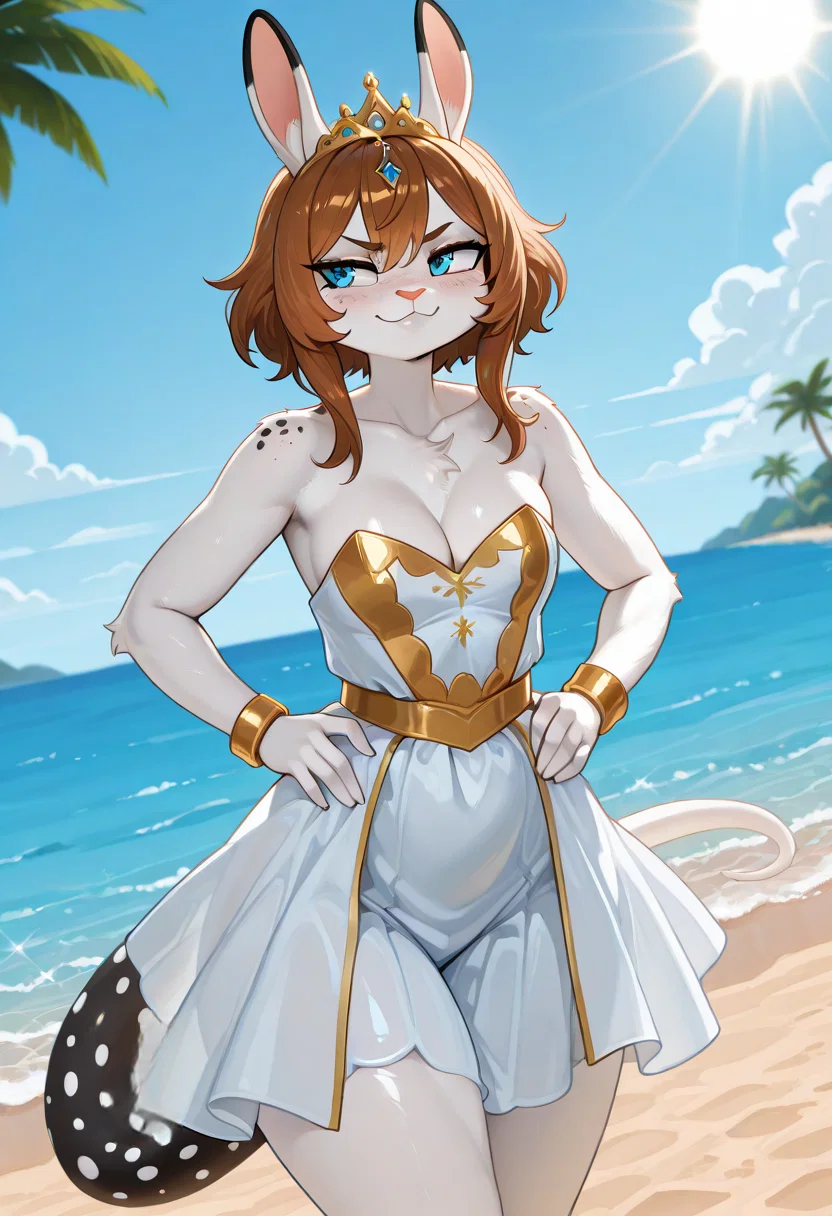 Isekai'd to a world ruled by furries #4  [Amethy the spoiled sea-bunny princess]