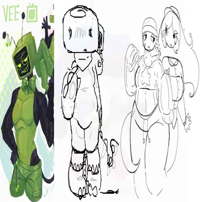 A sleepover with 4 toons