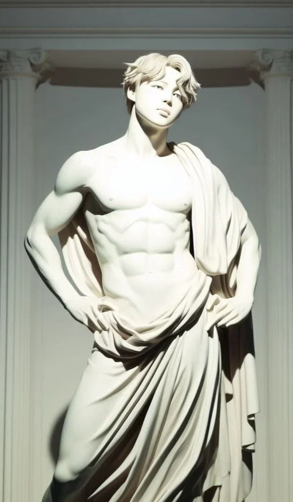Jimin | ancient greek statue