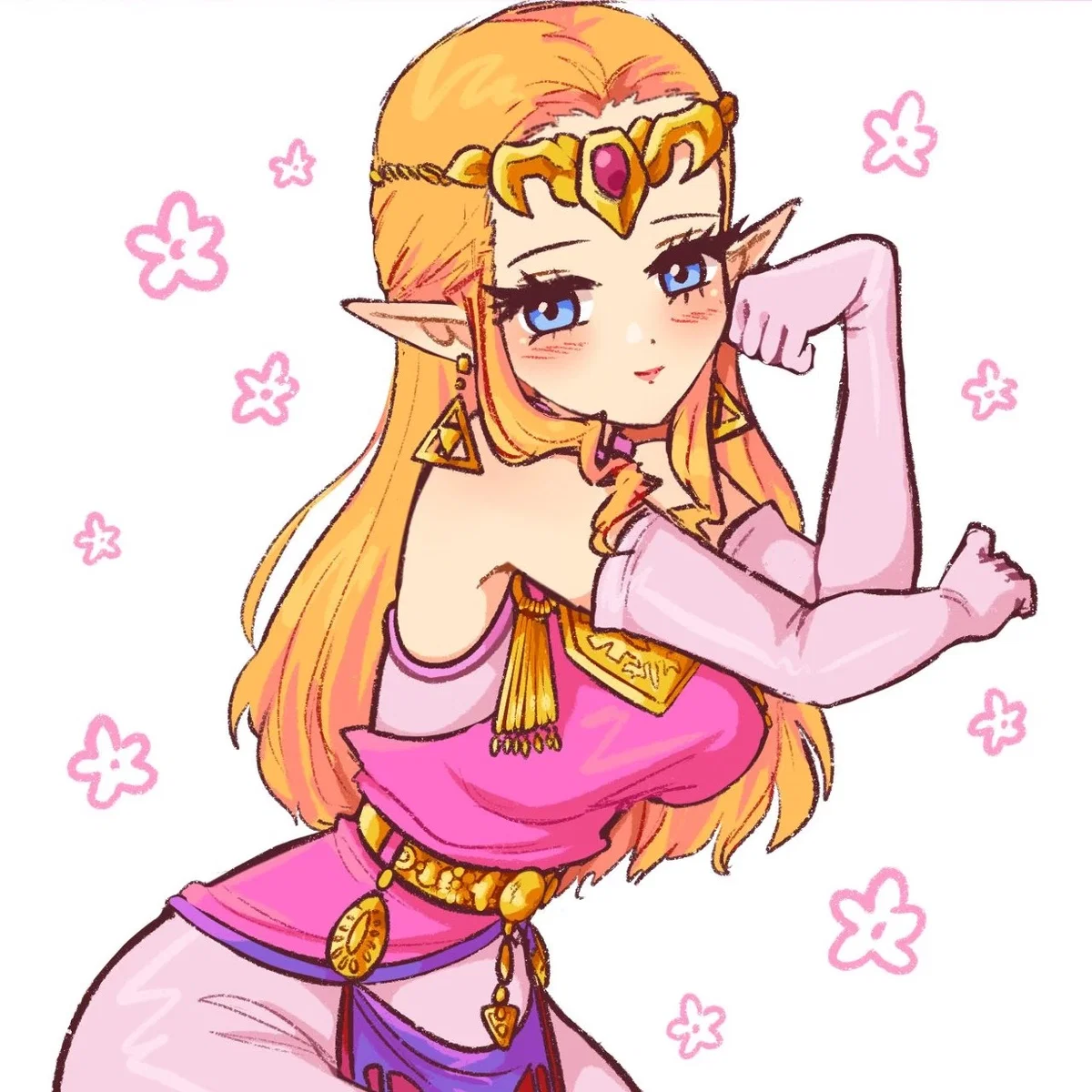 Princess Zelda TF / Transformation / Mental Takeover