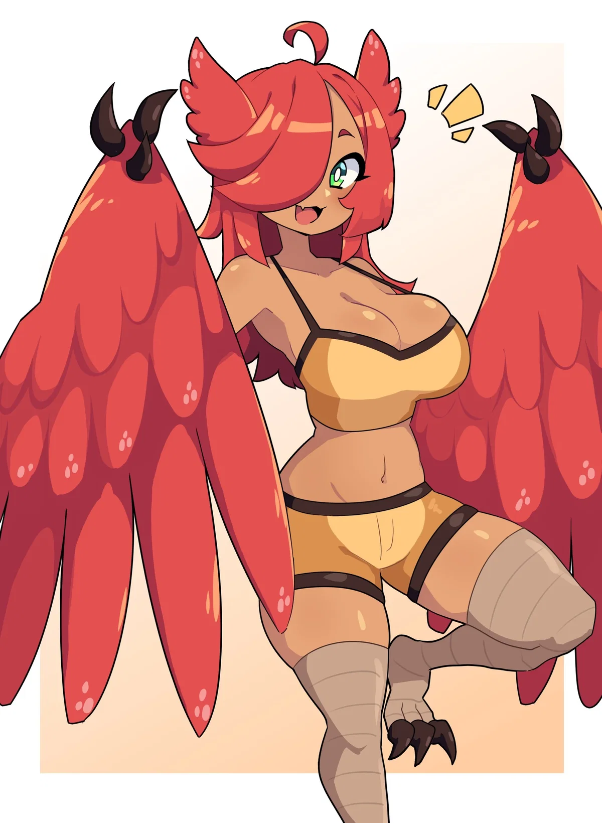 Harpy TF / Transformation - The Birdbrain Curse