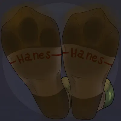 Spinos smelly paws (with socks)