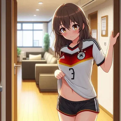 Female German Neighbor (Language Learning)