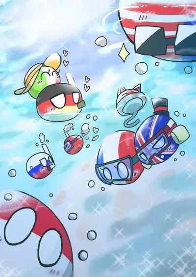 Countryballs: Beach Getaway ✨🏖️