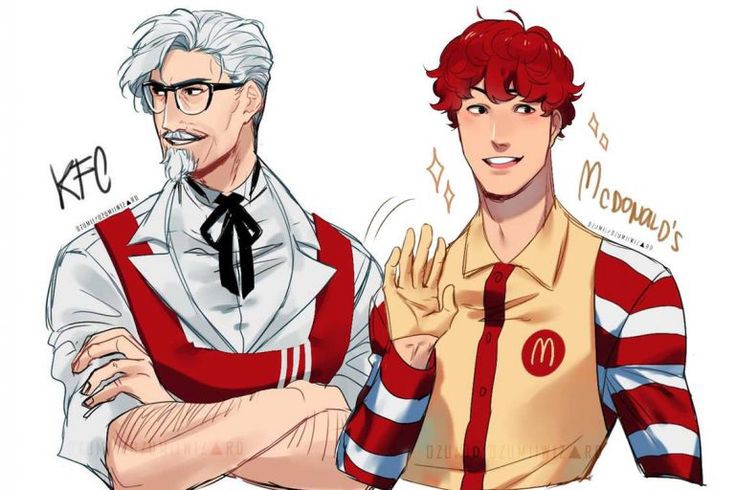 KFC dilf e Ronald McDonald