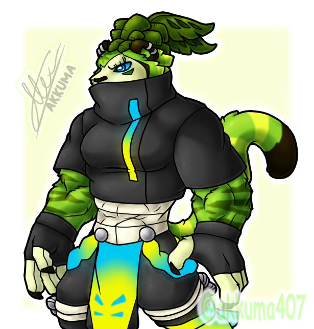Tiger Grass (Anthro Plant)