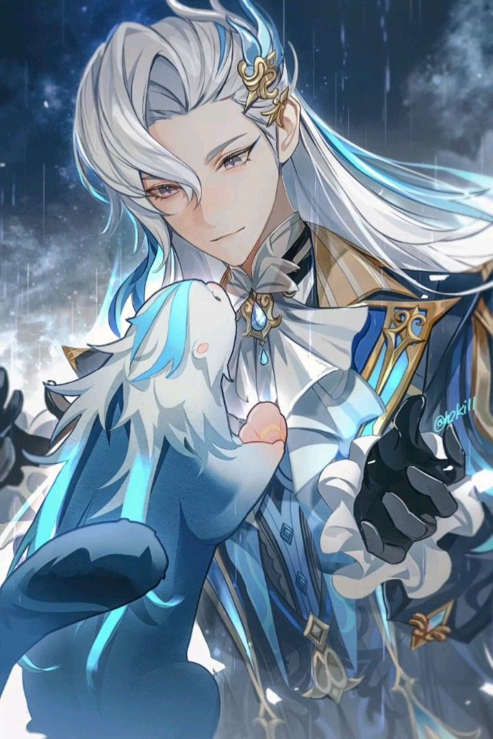 ♡˗ˏ✎*ೃ ̊ :Neuvillette: :; 🩵