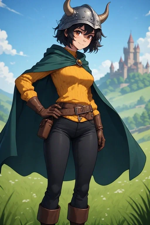 Kaya, the girl that got isekai'd into this fantasy world.