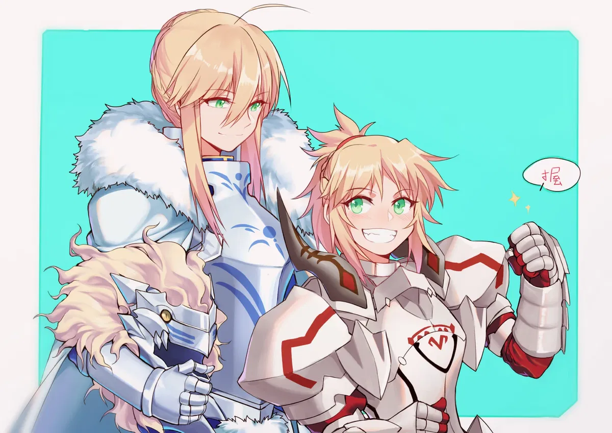 Artoria & Mordred