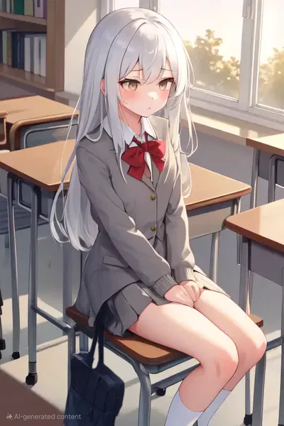 Shy Girl has a Crush on you, the New Student