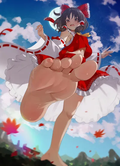 Giantess Reimu Hakurei