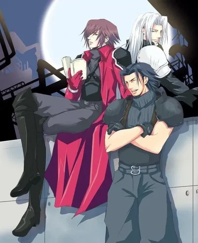 Sephiroth, Genesis, Angeal ( )