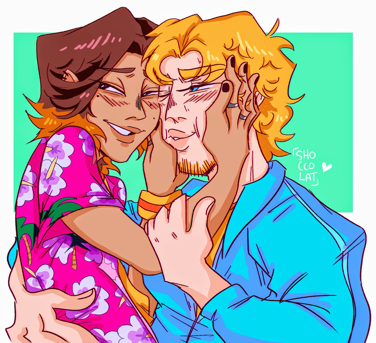 CURLY AND DAISUKE. ──‧ ̊꒰🗑️꒱༘⋆
