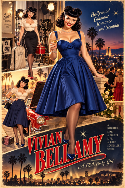 Vivian Bellamy | A 1950s Pin-Up Girl