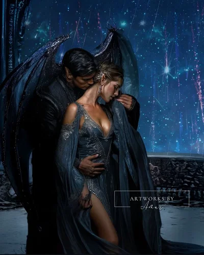 Rhysand and Feyre 