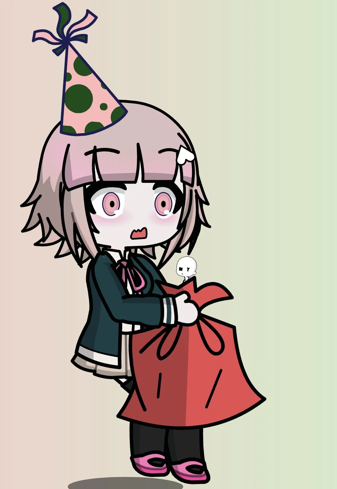 Chiaki Nanami | 🎉 Grab a slice of that gamer birthday 314 (PIE), tiny present! 🎉