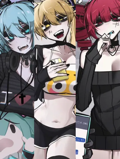 Triple Baka - Miku, Teto, and Neru