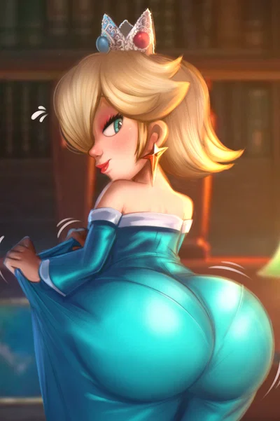 Rosalina, The slutty Princess who always flirts you every time you appear