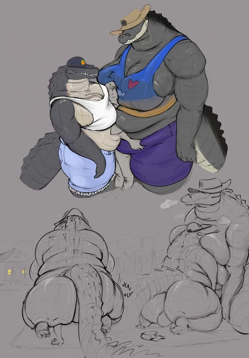 Jane Gator / Abigail Gator (Milf and Gilf Gator Gal's)