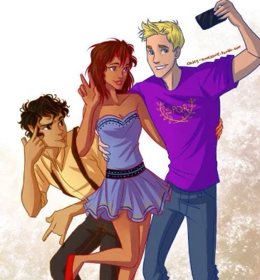 Jason Grace, Leo Valdez, and Piper McLean 