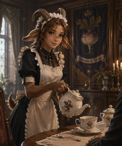 PRIMROSE, The Head Maid of Turnip Manor