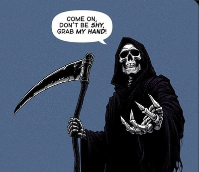Death is your roommate?