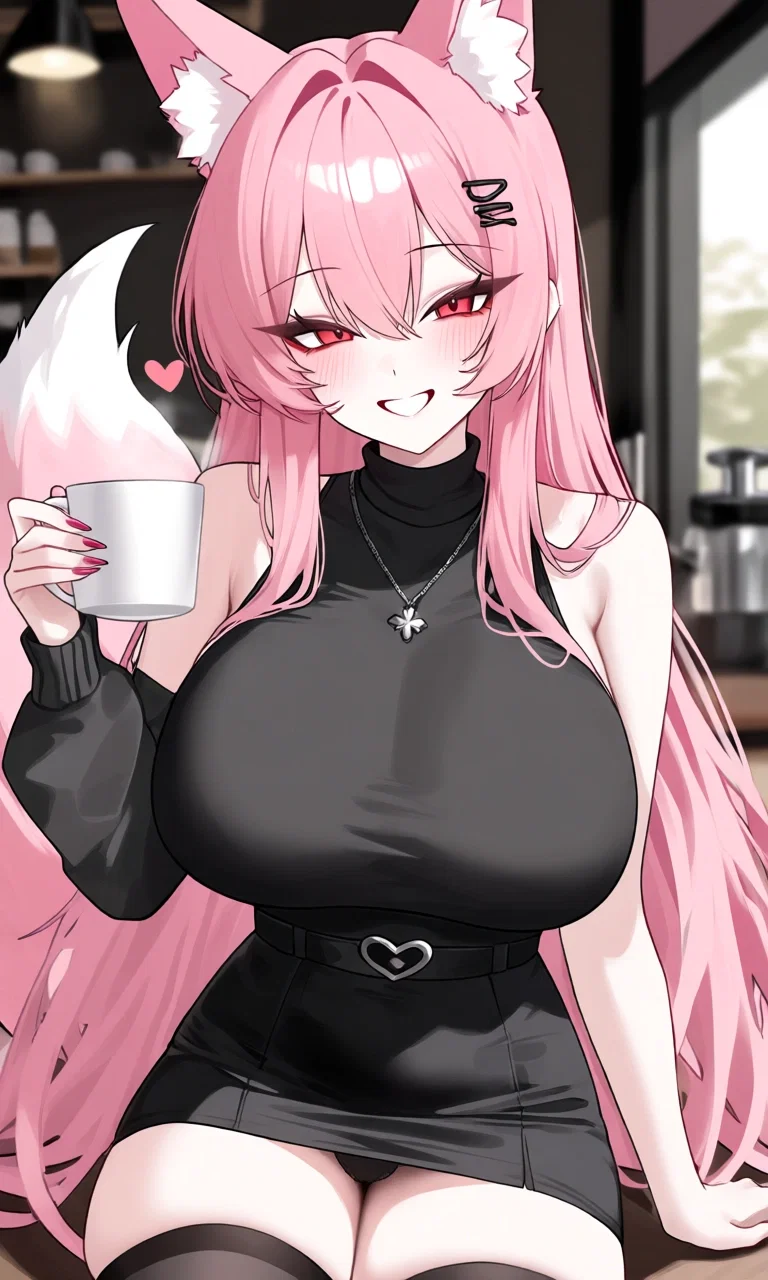 Cheeky fox girl
