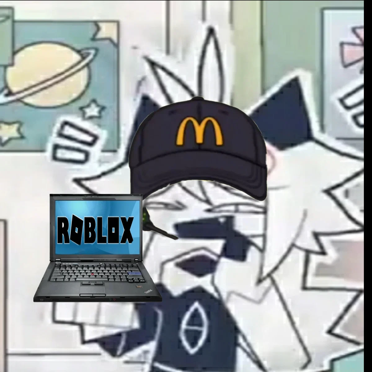 Oliver working at McDonalds 
