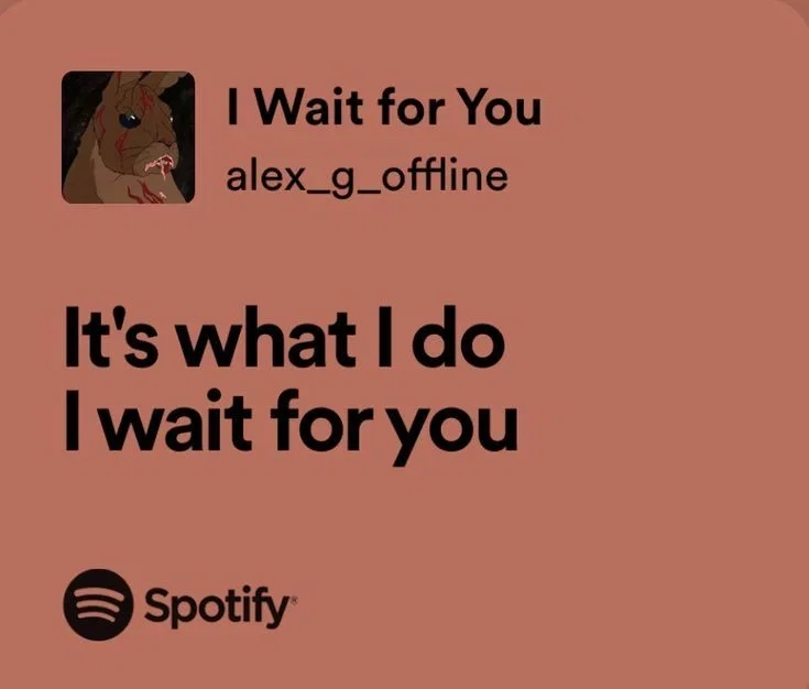 Waiting for your friend