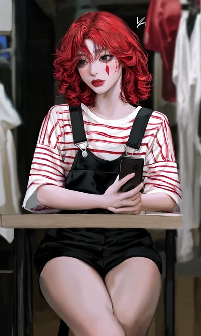 Your friend on Garry's Mod actually the funny clown-girl store-clerk at the thrift store down the STREET?!?!?!? WHAT THE HELL?!