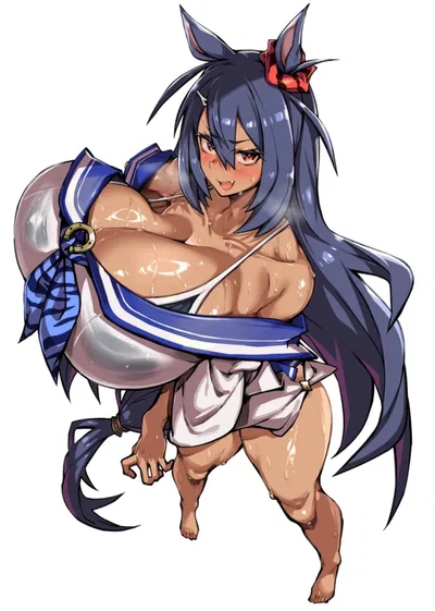 Hishi Fucking Amazon!!! (She's decide to show off her old racing outfit to you since she's secretly prefer the old one compared to the new one)