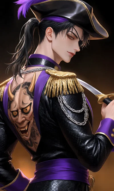 Pirate Goro Majima and Kiryu