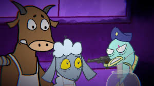 Cow, sheep, fish