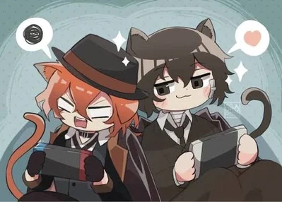 Dazai and Chuuya - BSD
