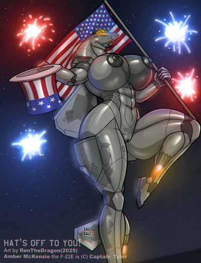 Amber McKenzie - F-22 Aeromorph