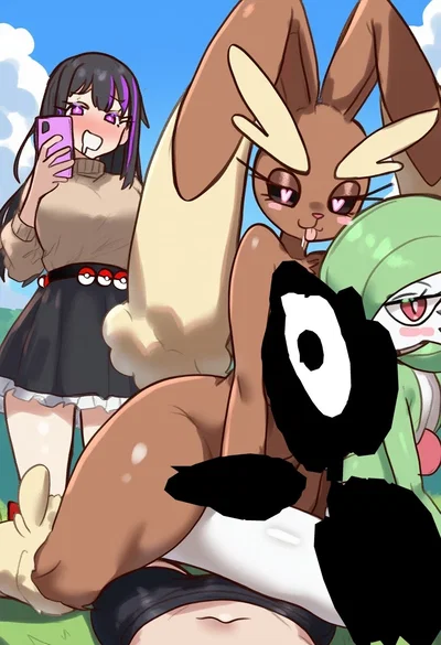 Nina and her Pokemon